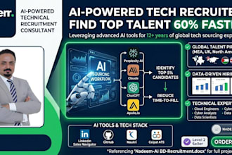 do technical recruitment and talent sourcing for mea, UK, US