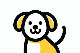create wonderful and excellent dog logo design