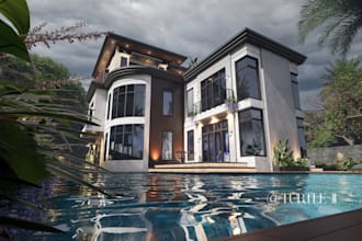 create photo realistic 3d architectural renderings