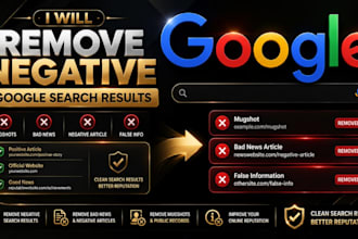 deindex defamatory google results, negative links, news articles and mugshots