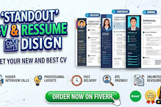 create a professional ats friendly CV and resume