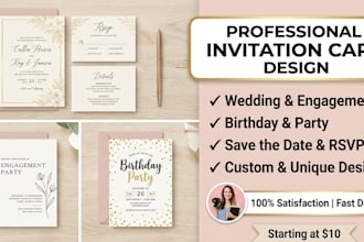 wedding and birthday invitation cards