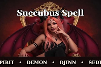 do succubus summoning spell, bond with spirit, demon, djinn, seductive spirit