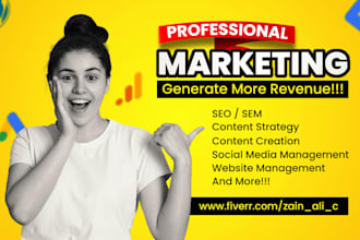 be your digital marketing manager