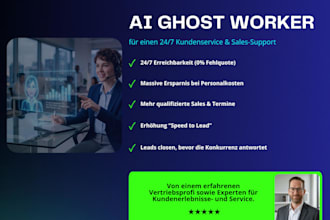 ich baue einen ki ghost worker für ihren kundenservice und support