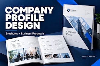 design a professional company profile, brochure or business proposal