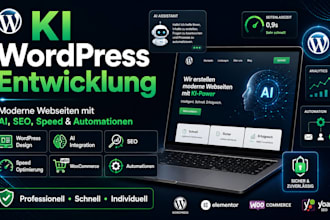 build a professional wordpress website with ai features