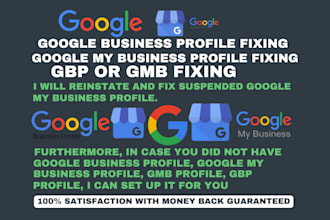 quick fix google my business suspended gmb reinstate business profile suspension