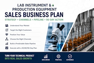 lab instrument and production instrument sales business plan