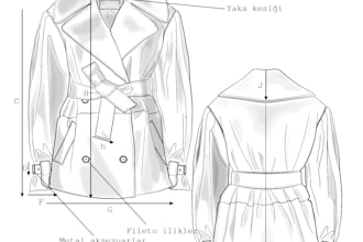 draw your fashion illustration flats technical drawings