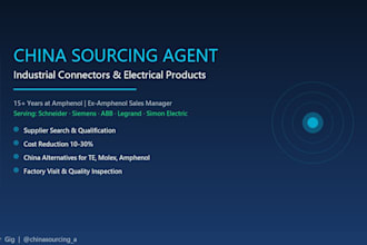 serve as your purchasing agent for industrial products in china