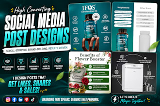 design facebook ads, instagram post, social media post