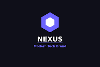 design a professional custom logo with svg source files