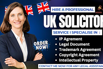 be intellectual property uk solicitor for trademark copyright ip agreement
