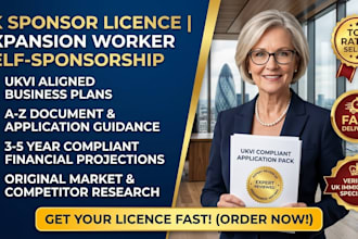 draft UK sponsor licence application expansion worker business plan sponsorship