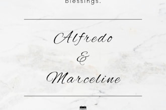 design a luxury wedding invitation card