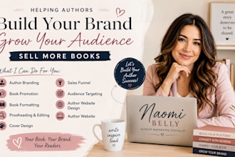 create a professional author branding strategy to grow your readership