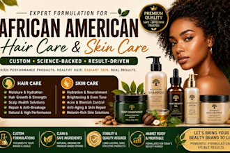 formulate african american hair care and african american skin care products