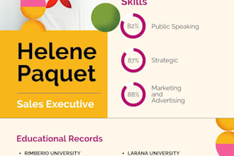 design a professional ats friendly CV resume