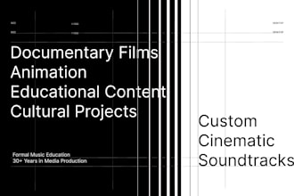 compose original soundtracks for films and media