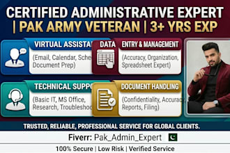 provide professional virtual assistance and administrative office support