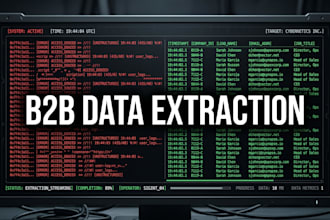 bulk web scraping and b2b lead generation lists