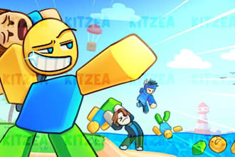 draw roblox icon and thumbnail game art