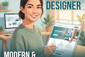create a modern web design focused on turning your visitors into customers