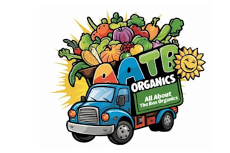 design professional organic fresh fruit logo