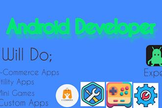 do android development native java kotlin app ecommerce apps  utility apps