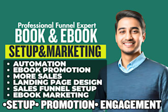 build your ebook landing page sales funnel setup to sell more books