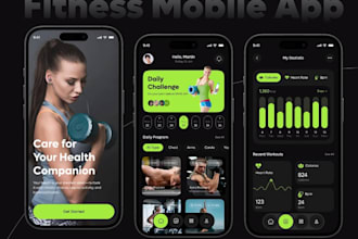 develop fitness app, gym workout app, health and fitness app, gym website