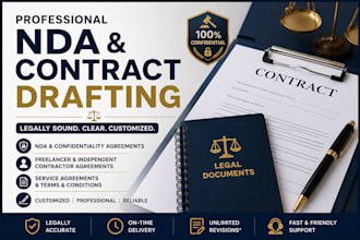 draft nda, freelancer and independent contractor agreements