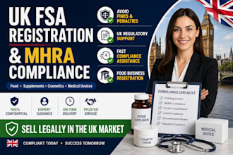 do UK fsa food registration, mhra compliance and approval support