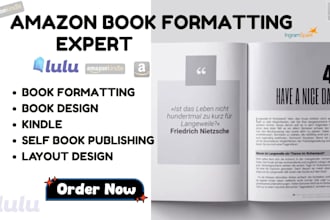 book formatting page layout design book cover amazon kdp kindle book publishing