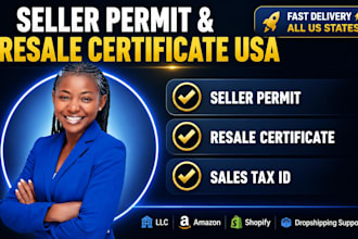 get seller permit, resales certificate and sales tax id