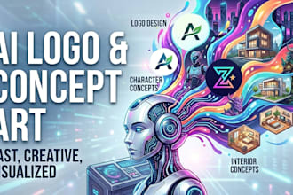 create ai concept art and logo ideas using nano banana 2 pro