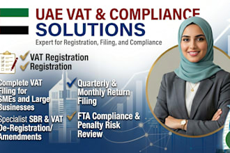 be your expert for uae vat registration, return filing, and fta compliance