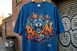 design unique print ready tshirt for your clothing line