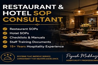 create professional restaurant sops