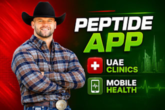 develop peptide therapy app for uae clinics, wellness brands
