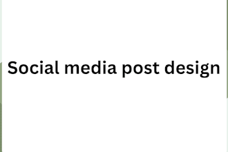 design social media posts and logo