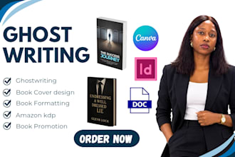 fiction ghostwriter non fiction novel editor kindle publishing ghostwriting