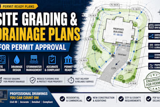 design residential grading and drainage plans for permits