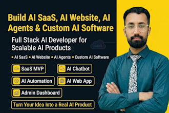 build ai saas,ai website,ai agents,custom ai software