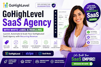 build your gohighlevel saas agency with white label and rebilling