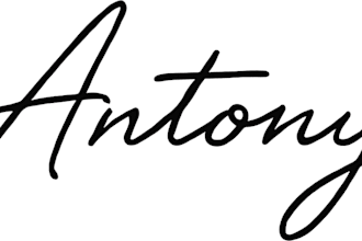 turn your name into a custom professional signature logo