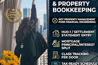 do real estate bookkeeping and property bookkeeping in quickbooks