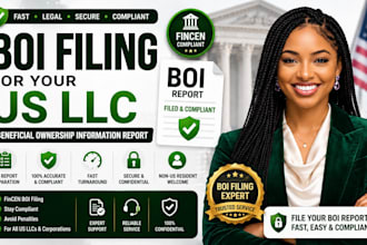 file boi report for your US llc fast and legally