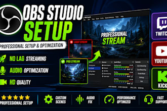 setup obs studio fix obs vmix streamlab studio twitch youtube kick channel setup